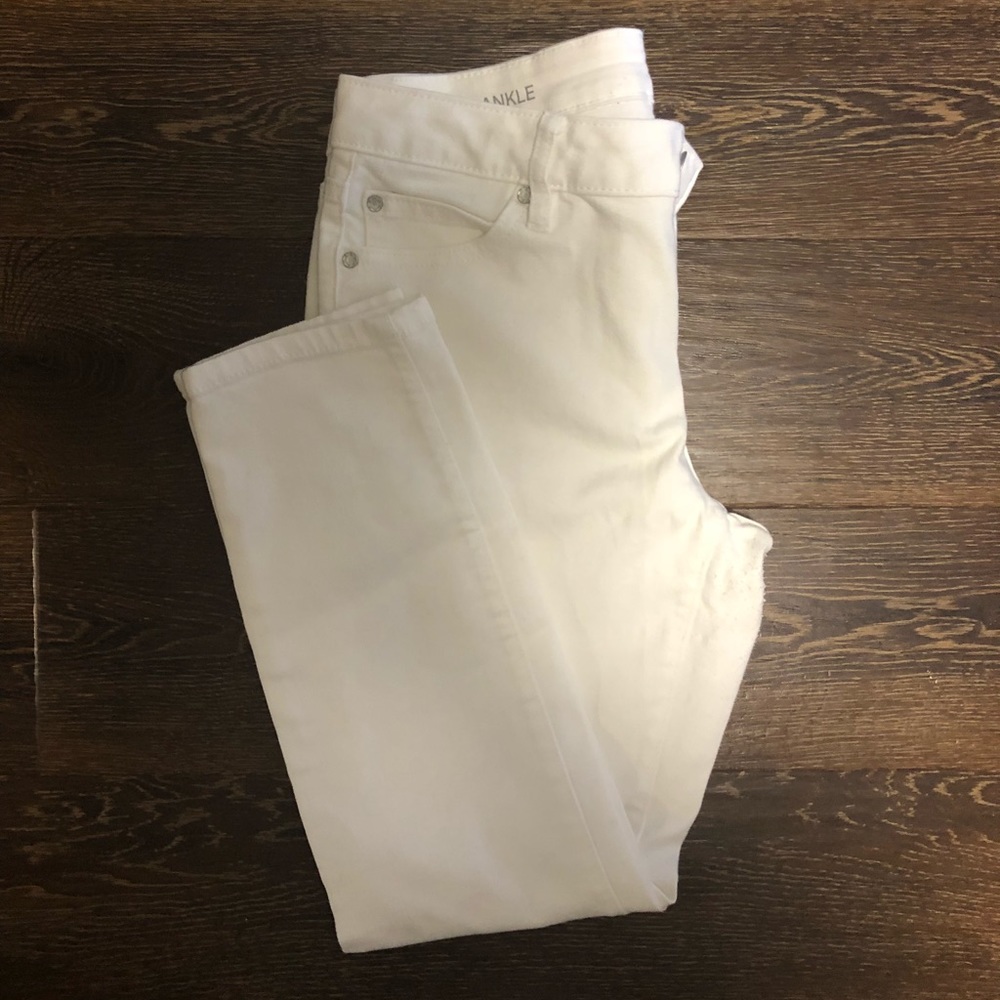 Ana skinny ankle white jean
